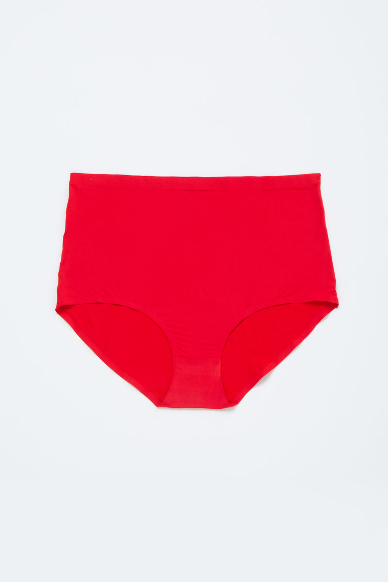 XL-Red)Women Maternity Panties Under The Bump Underwear High Waist