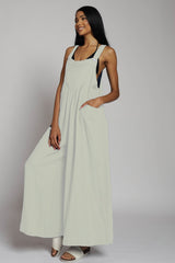 Ivory Pocket Front Wide Leg Jumpsuit