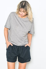 Heather Grey Relaxed Fit Maternity T-Shirt