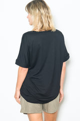 Black Relaxed Fit T-Shirt