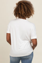 White Relaxed Fit T-Shirt