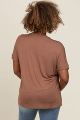 Mocha Relaxed Fit T-Shirt