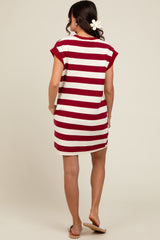 Red Striped Mini Dress