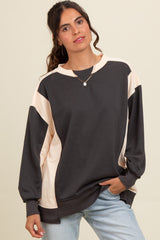 Charcoal Colorblock Sweatshirt