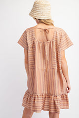 Rusty Coral Oversized Dress