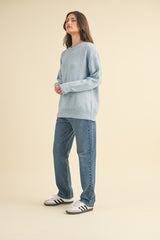 Light Blue Basic Sweater