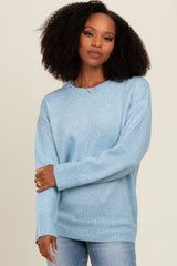 Light Blue Basic Sweater