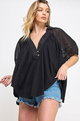 Black Tunic Top