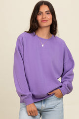 Lavender Heather Crewneck Sweatshirt