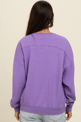 Lavender Heather Crewneck Sweatshirt