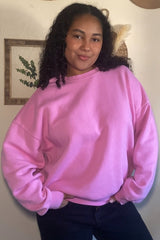 Pink Heather Crewneck Sweatshirt