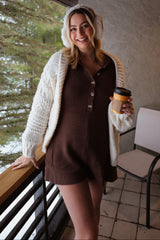 Cream Oversized Chunky Knit Maternity Cardigan