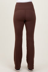 Brown Flared Leggings