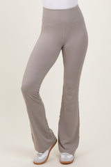 Light Grey Flared Leggings