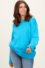 Aqua Soft Knit Basic Sweater