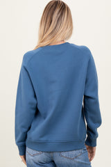 Blue Fleece Sweatshirt