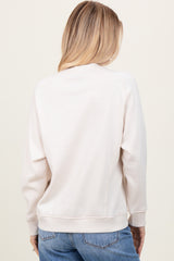 Cream Fleece Sweatshirt