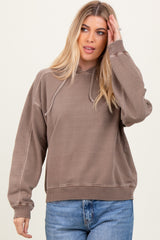 Mocha French Terry Hooded Sweatshirt