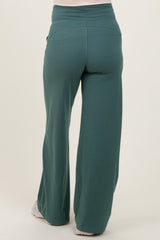 Jade Crossover Waist Active Wide Leg Maternity Pant