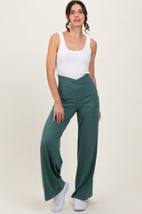 Jade Crossover Waist Active Wide Leg Pant