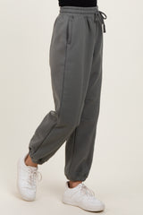 Olive Drawstring Relaxed Fit Sweatpants