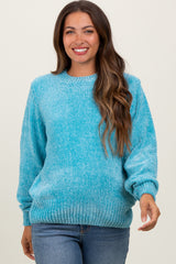 Jade Chenille Knit Maternity Sweater