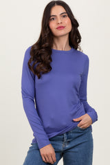 Periwinkle Basic Long Sleeve Top