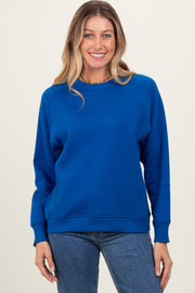 Royal Blue Fleece Sweatshirt