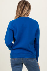 Royal Blue Fleece Sweatshirt