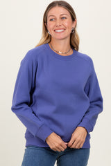 Periwinkle Fleece Sweatshirt