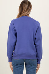 Periwinkle Fleece Sweatshirt