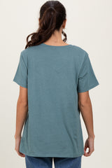 Light Olive Basic Tee