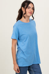 Blue Basic Tee