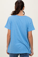 Blue Basic Tee