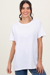 White Basic Tee