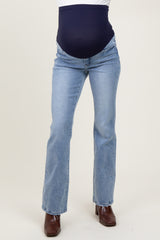 Blue Vintage Wash Maternity Bootcut Jeans