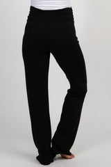 PinkBlush Black Foldover Lounge Pants