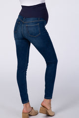 PinkBlush Navy Blue Skinny Maternity Jeans