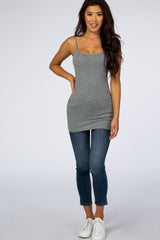 Heather Grey Solid Cami