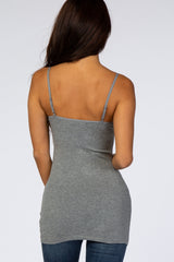 Heather Grey Solid Cami