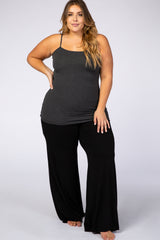 Charcoal Solid Maternity Plus Cami