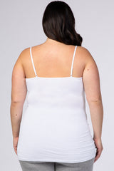 White Solid Plus Cami