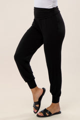 Black Band Jogger Pants