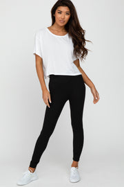 Black V-Waist Leggings