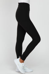 Black V-Waist Leggings