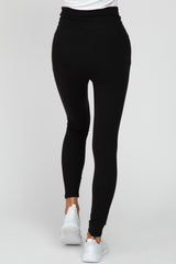 Black V-Waist Leggings