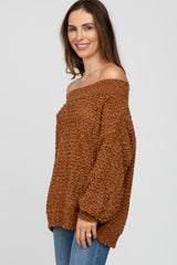 Camel Chunky Knit Sweater