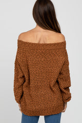 Camel Chunky Knit Sweater