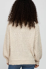 Beige Chunky Knit Sweater