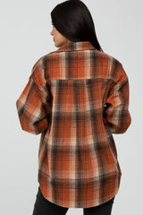 Rust Plaid Shacket